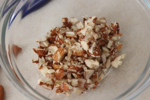 chopped almonds