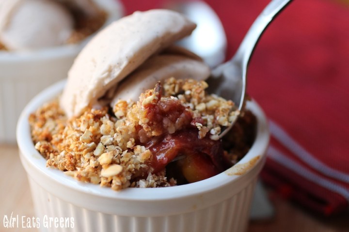 No Guilt Vegan Peach Cobbler Girl Eats Greens_0028