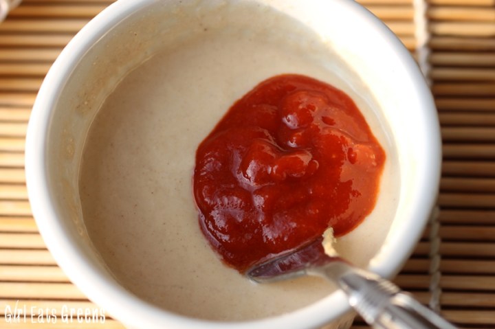 Quinoa Bowl with Tahini Sriracha Sauce Girl Eats Greens_0025