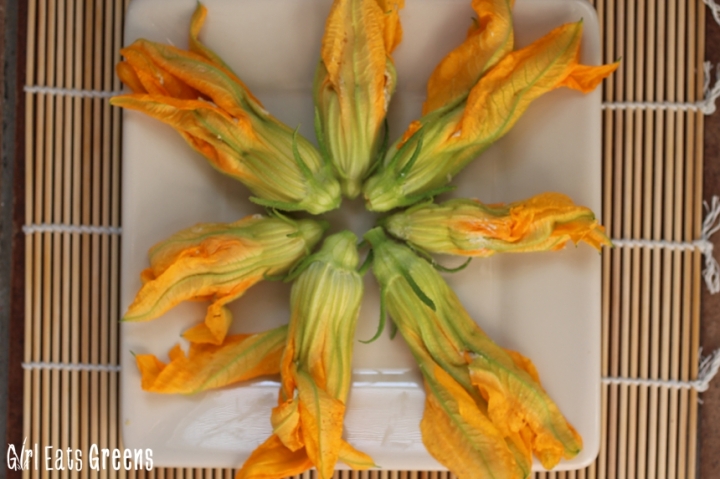 Truffled Ricotta Stuffed Zucchini Blossoms Girl Eats Greens_0026