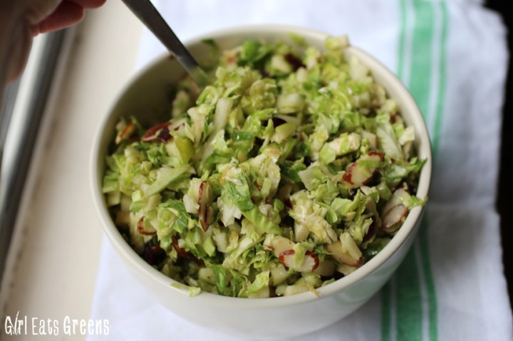 Brussels Sprout and Green Apple Slaw Vegan Girl Eats Greens_0001