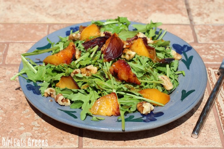 Grilled Peach Salad with Chili Lime Dressing Vegan Girl Eats Greens_0033