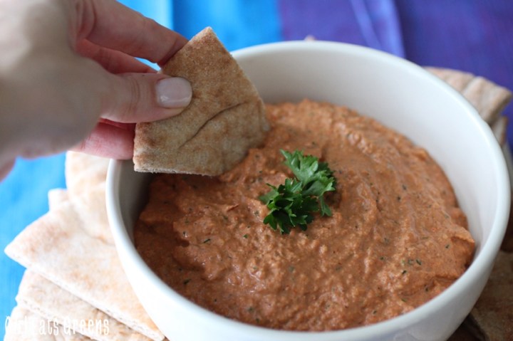 Roasted Red Pepper Walnut Spread Dip Vegan Girl Eats Greens_0012