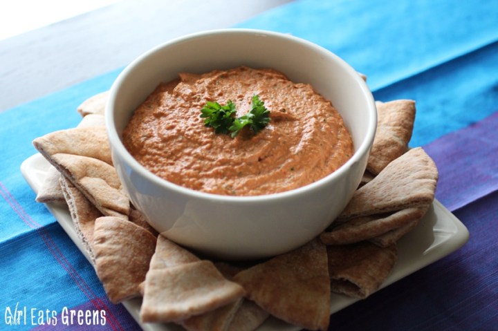 Roasted Red Pepper Walnut Spread Dip Vegan Girl Eats Greens_0013