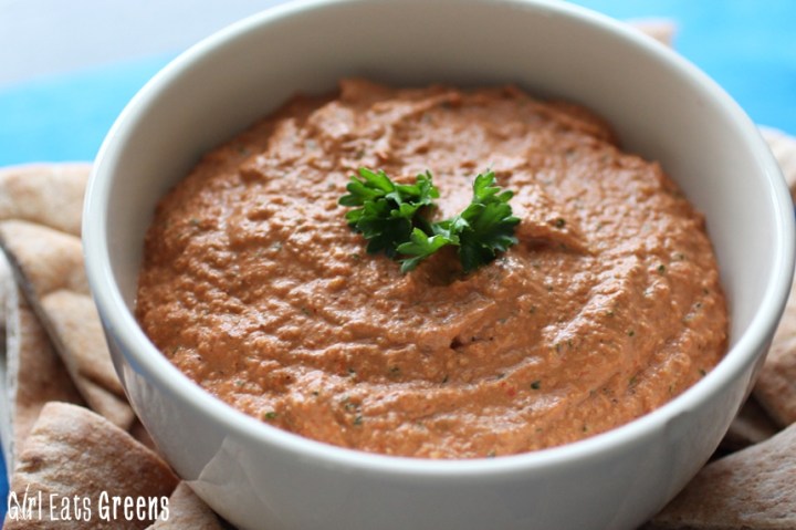 Roasted Red Pepper Walnut Spread Dip Vegan Girl Eats Greens_0014