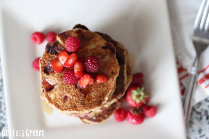 Very Berry Pancakes Raspberry Strawberry Gluten Free Vegan Girl Eats Greens_0014