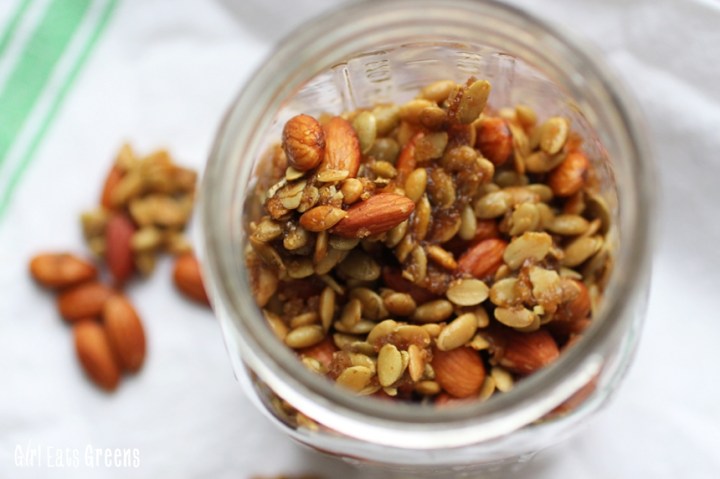 Spicy Ginger Mixed Nuts Walnuts Almonds Pepitas Vegetarian Vegan Girl Eats Greens_0015