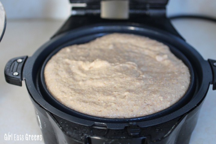 Chicken and Chili Cornbread Waffles Vegan Vegetarian Girl Eats Greens_0026