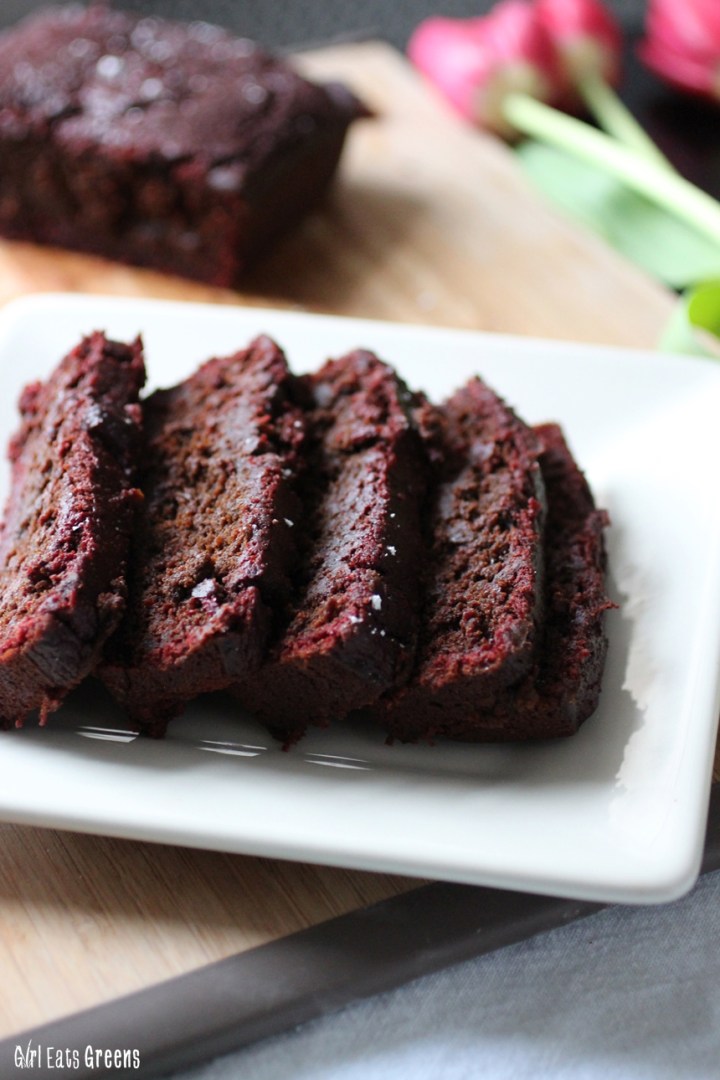 Fudgy Chocolate Chip Beet Banana Bread Vegan Vegetarian Girl Eats Greens_0011