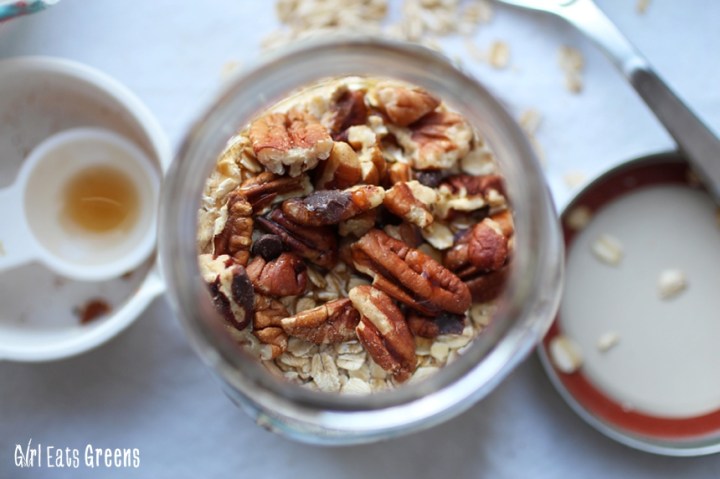 Maple Pecan Overnight Oats Gluten Free Vegan Vegetarian Girl Eats Greens_0020