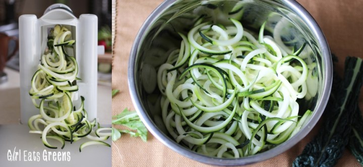 Raw Kale Radish Pesto with Zucchini Noodles Vegan Vegetarian Gluten Free Girl Eats Greens_0010