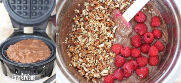 Chocolate Raspberry Walnut Waffles Girl Eats Greens_0010